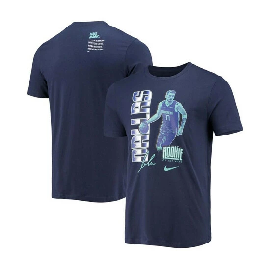Budget โ Nike Men's Luka Doncic Navy Dallas Mavericks Select Series Rookie Of The Year Name And Number T-shirt ๐งจ 3 Budget โ Nike Men's Luka Doncic Navy Dallas Mavericks Select Series Rookie Of The Year Name And Number T-shirt ๐งจ