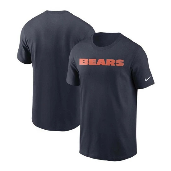 Top 10 ๐ Nike Men's Navy Chicago Bears Team Wordmark T-shirt ๐ 3 Top 10 ๐ Nike Men's Navy Chicago Bears Team Wordmark T-shirt ๐