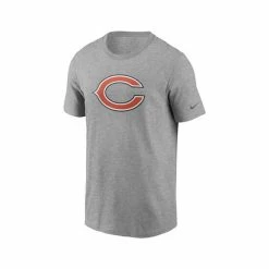 New 🌟 Nike Men's Heathered Gray Chicago Bears Primary Logo T-shirt Heather Gray 🌟 -Outlet Nike Store unnamed file 2491