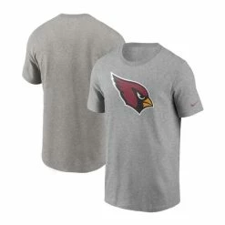 Best Sale ✔️ Nike Men's Heathered Gray Arizona Cardinals Primary Logo T-shirt Heather Gray 🥰