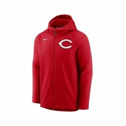 Best Pirce 💯 Nike Men's Red Cincinnati Reds Authentic Collection Pregame Performance Full-Zip Hoodie 😍 -Outlet Nike Store unnamed file 2519