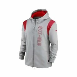 Brand new 👏 Nike Men's Gray Kansas City Chiefs Sideline Team Performance Full-Zip Hoodie ⭐ -Outlet Nike Store unnamed file 2531