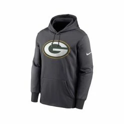 Cheapest 😉 Nike Men's Big And Tall Heathered Charcoal Green Bay Packers Primary Logo Therma Performance Pullover Hoodie Heather Charcoal 🎁 -Outlet Nike Store unnamed file 2546
