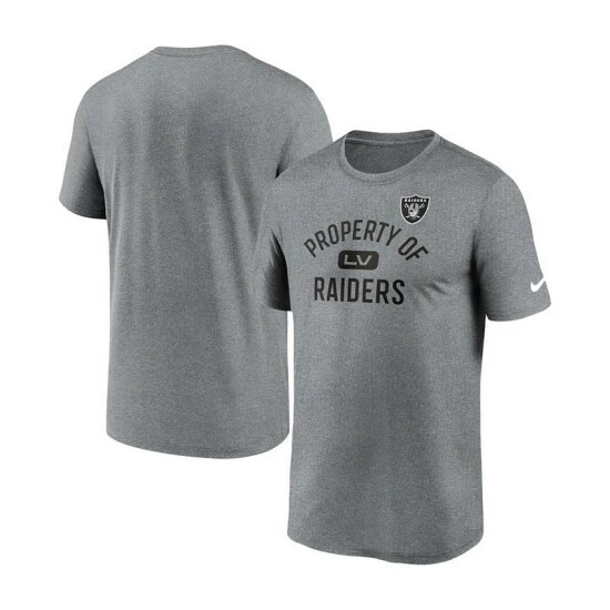 Best Pirce ๐ Nike Men's Heather Charcoal Las Vegas Raiders Property Of Legend Performance T-shirt ๐ 3 Best Pirce ๐ Nike Men's Heather Charcoal Las Vegas Raiders Property Of Legend Performance T-shirt ๐