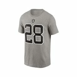 Wholesale 🌟 Nike Men's Josh Jacobs Gray Las Vegas Raiders Name And Number T-shirt 🔥 -Outlet Nike Store unnamed file 2573