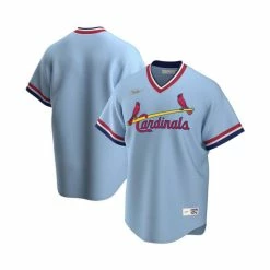 Best deal 🔔 Nike Men's Light Blue St. Louis Cardinals Road Cooperstown Collection Team Jersey 🔥