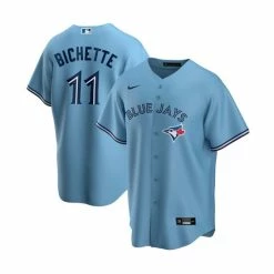 Buy 😍 Nike Men's Bo Bichette Powder Blue Toronto Blue Jays Alternate Replica Player Name Jersey 💯