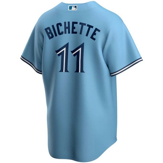 Buy 😍 Nike Men's Bo Bichette Powder Blue Toronto Blue Jays Alternate Replica Player Name Jersey 💯 6 Buy 😍 Nike Men's Bo Bichette Powder Blue Toronto Blue Jays Alternate Replica Player Name Jersey 💯 - Image 4
