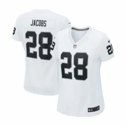 Deals 🔔 Nike 👩 Women's Josh Jacobs White Las Vegas Raiders Player Game Team Jersey ⭐