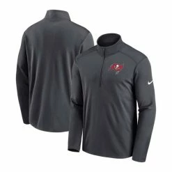 Brand new 😍 Nike Men's Pewter Tampa Bay Buccaneers Pacer Performance Quarter-Zip Jacket 🔥
