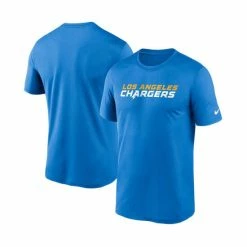 Brand new 🤩 Nike Men's Powder Blue Los Angeles Chargers Wordmark Legend Performance T-Shirt 🛒