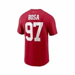 Cheapest 🛒 Nike Men's Nick Bosa Scarlet San Francisco 49ers Name And Number T-shirt ✨ -Outlet Nike Store unnamed file 2645