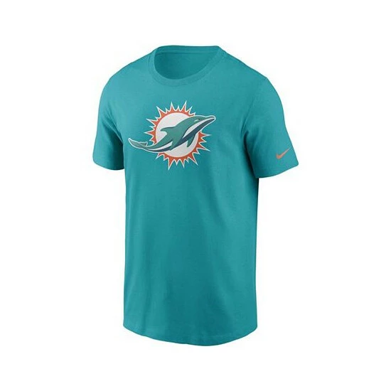 Best Pirce ⌛ Nike Men's Aqua Miami Dolphins Primary Logo T-shirt ⌛ 4 Best Pirce ⌛ Nike Men's Aqua Miami Dolphins Primary Logo T-shirt ⌛ - Image 2