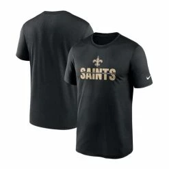 Outlet 🛒 Nike Men's Big And Tall Black New Orleans Saints Legend Microtype Performance T-shirt 💯