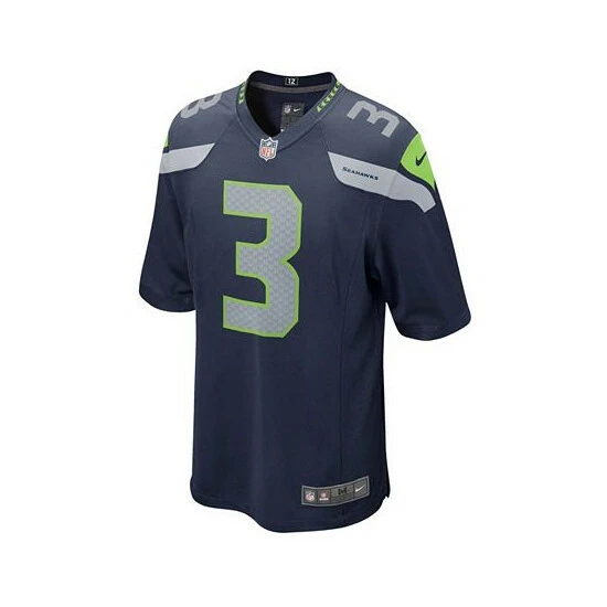 Best deal ๐ Nike Men's Russell Wilson College Navy Seattle Seahawks Game Team Jersey ๐ 4 Best deal ๐ Nike Men's Russell Wilson College Navy Seattle Seahawks Game Team Jersey ๐ - Image 2