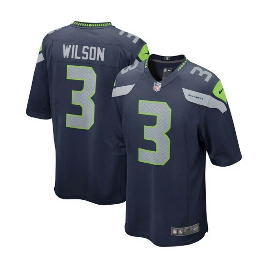 Best deal ๐ Nike Men's Russell Wilson College Navy Seattle Seahawks Game Team Jersey ๐ 6 Best deal ๐ Nike Men's Russell Wilson College Navy Seattle Seahawks Game Team Jersey ๐ - Image 4