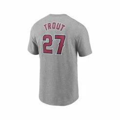 Outlet 😍 Nike Men's Mike Trout Gray Los Angeles Angels Name And Number T-shirt ❤️ -Outlet Nike Store unnamed file 2750