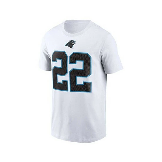 Promo ๐ Nike Men's Christian McCaffrey White Carolina Panthers Name And Number T-shirt ๐ 4 Promo ๐ Nike Men's Christian McCaffrey White Carolina Panthers Name And Number T-shirt ๐ - Image 2