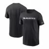 Coupon 🤩 Nike Men's Black Baltimore Ravens Team Wordmark T-shirt ✔️ -Outlet Nike Store unnamed file 2755