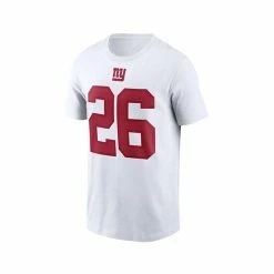 Coupon 🔔 Nike Men's Saquon Barkley White New York Giants Name And Number T-shirt 🌟 -Outlet Nike Store unnamed file 2787