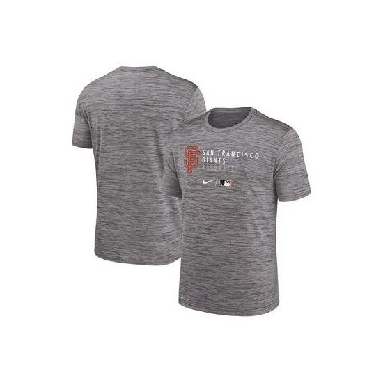 Discount 😀 Nike Men's Heathered Gray San Francisco Giants Authentic Collection Velocity Practice Performance T-shirt Heather Gray ✔️ 4 Discount 😀 Nike Men's Heathered Gray San Francisco Giants Authentic Collection Velocity Practice Performance T-shirt Heather Gray ✔️ - Image 2