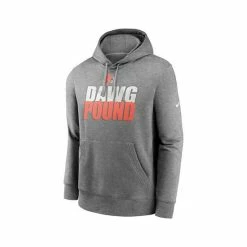 Cheapest ❤️ Nike Men's Heathered Gray Cleveland Browns Fan Gear Local Club Pullover Hoodie Heather Gray ✔️ -Outlet Nike Store unnamed file 2807
