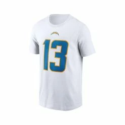 Best deal 🤩 Nike Men's Keenan Allen White Los Angeles Chargers Player Name And Number T-shirt ✔️ -Outlet Nike Store unnamed file 2813