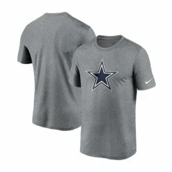 Brand new 💯 Nike Men's Big And Tall Heathered Charcoal Dallas Cowboys Logo Essential Legend Performance T-shirt Heather Charcoal 🛒