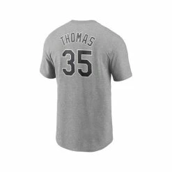 Discount 🔥 Nike Men's Frank Thomas Gray Chicago White Sox Cooperstown Collection Name And Number T-shirt 👏 -Outlet Nike Store unnamed file 2843