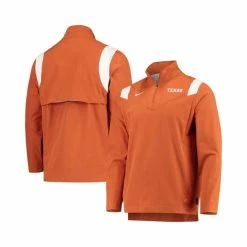 Deals 🤩 Nike Men's Texas Orange Texas Longhorns Coach Half-Zip Jacket 💯