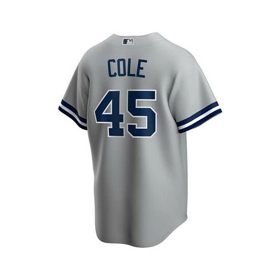 Budget 👏 Nike Men's Gerrit Cole Gray New York Yankees Road Replica Player Name Jersey 👍 4 Budget 👏 Nike Men's Gerrit Cole Gray New York Yankees Road Replica Player Name Jersey 👍 - Image 2