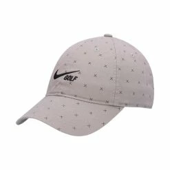 Buy 🤩 Nike Men's Gray Heritage86 Washed Club Performance Adjustable Hat 🥰