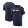 Coupon 👍 Nike Men's College Navy Seattle Seahawks Team Wordmark T-shirt 👏 -Outlet Nike Store unnamed file 2875