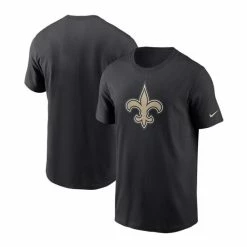 Discount 🛒 Nike Men's Black New Orleans Saints Primary Logo T-shirt 🥰