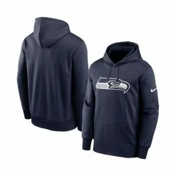 Coupon โ Nike Men's Big And Tall College Navy Seattle Seahawks Fan Gear Primary Logo Therma Performance Pullover Hoodie ๐