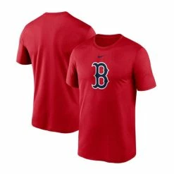 Outlet Nike Store 9 Coupon ๐ Nike Men's Red Boston Red Sox Large Logo Legend Performance T-shirt ๐