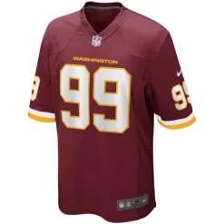 Discount ⌛ Nike Men's Chase Young Burgundy Washington Football Team Player Game Jersey 🧨 -Outlet Nike Store unnamed file 353