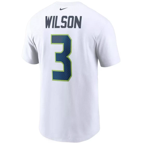 Best Pirce 👍 Nike Men's Russell Wilson White Seattle Seahawks Name And Number T-shirt 🛒 6 Best Pirce 👍 Nike Men's Russell Wilson White Seattle Seahawks Name And Number T-shirt 🛒 - Image 4