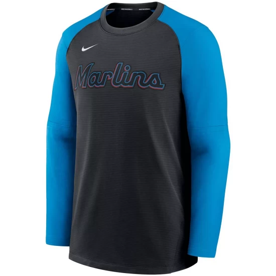 Top 10 ๐ฏ Nike Men's Black, Blue Miami Marlins Authentic Collection Pregame Performance Raglan Pullover Sweatshirt ๐ 7 Top 10 ๐ฏ Nike Men's Black, Blue Miami Marlins Authentic Collection Pregame Performance Raglan Pullover Sweatshirt ๐ - Image 5