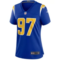 Best deal 🥰 Nike 👩 Women's Joey Bosa Royal Los Angeles Chargers 2nd Alternate Game Jersey 😍 -Outlet Nike Store unnamed file 489