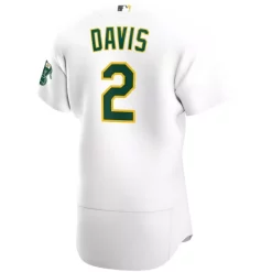 Budget 🔥 Nike Men's Khris Davis White Oakland Athletics Home Authentic Player Jersey ⭐ -Outlet Nike Store unnamed file 499