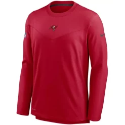 Hot Sale 😍 Nike Men's Red Tampa Bay Buccaneers Sideline Team Performance Pullover Sweatshirt 🤩 -Outlet Nike Store unnamed file 519