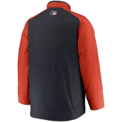 Best Sale 🎁 Nike Men's Navy, Orange Detroit Tigers Authentic Collection Dugout Full-Zip Jacket 🥰 -Outlet Nike Store unnamed file 520