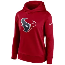 Flash Sale ⭐ Nike 👩 Women's Red Houston Texans Performance Pullover Hoodie 🎁 -Outlet Nike Store unnamed file 669