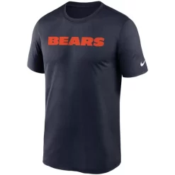 Best deal ✔️ Nike Men's Navy Chicago Bears Wordmark Legend Performance T-shirt 🧨 -Outlet Nike Store unnamed file 673