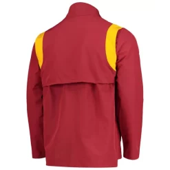 Budget 😉 Nike Men's Cardinal Iowa State Cyclones Coach Half-Zip Jacket 🎉 -Outlet Nike Store unnamed file 691