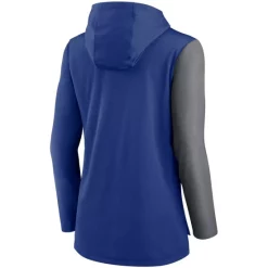 Coupon 🔔 Nike 👩 Women's Royal, Heathered Charcoal New York Giants Chevron Hoodie Performance Long Sleeve T-shirt ✔️ -Outlet Nike Store unnamed file 701
