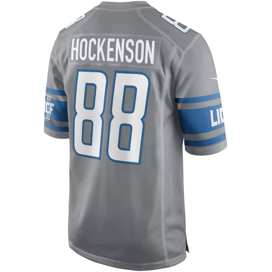 Brand new โ Nike Men's T.J. Hockenson Silver Detroit Lions Game Jersey Silver-tone ๐ 6 Brand new โ Nike Men's T.J. Hockenson Silver Detroit Lions Game Jersey Silver-tone ๐ - Image 4