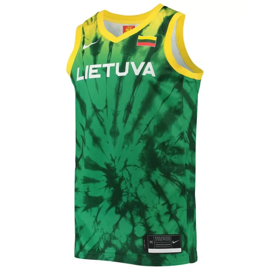 Best Sale ๐ Nike Men's Green, Gold-Tone Lithuania ๐ Basketball Limited Jersey ๐ 6 Best Sale ๐ Nike Men's Green, Gold-Tone Lithuania ๐ Basketball Limited Jersey ๐ - Image 4