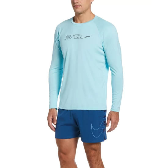 Wholesale ⌛ Nike Men's Logo Swoosh Long-Sleeve Hydroguard 👕 Shirt Black 👏 10 Wholesale ⌛ Nike Men's Logo Swoosh Long-Sleeve Hydroguard 👕 Shirt Black 👏 - Image 8